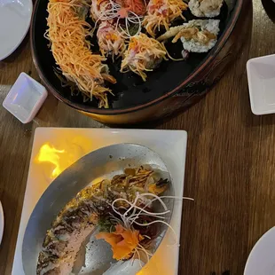 Top Left: The Beast, Middle: Viva Tokyo, Right: Spider Roll, Bottom: Chuck Norris