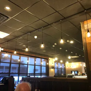 View from the back corner table