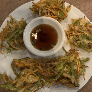 Vegetable tempura! Soo good!