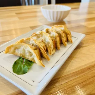 Fried chicken gyoza