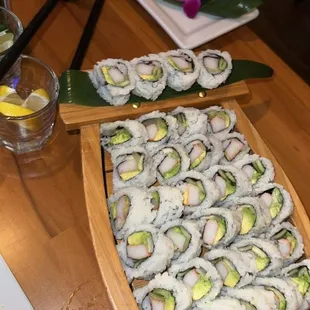 sushi, sushi and sashimi, sashimi, food