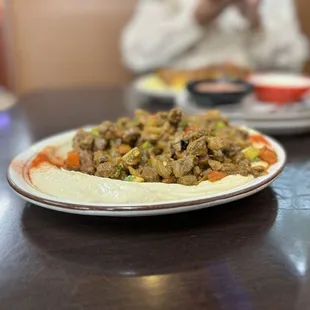 Gallaba with Hummus