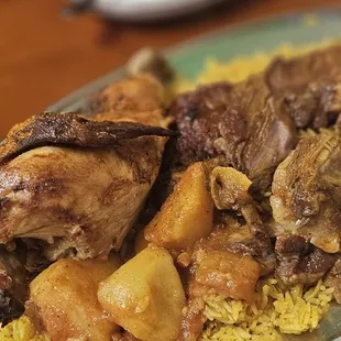 Chicken and lamb sampler