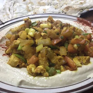 Gallaba with Hummus