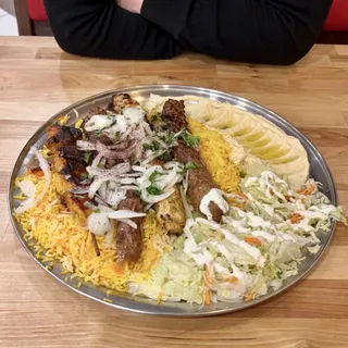 43. Large Mix Grill with Rice