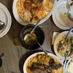 Lamb Haneeth, Chicken Haneeth, Special House Salad