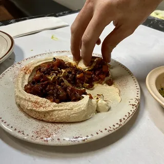 Hummus with Lamb