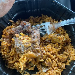 This was by far some of the best African food I've tried. Don't know the name of it but know I'll get it again when I go back.