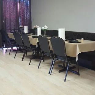 The lounge seating section.