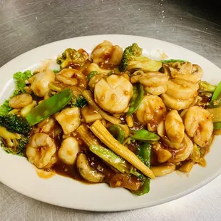 Shrimp Scallops with Garlic Sauce