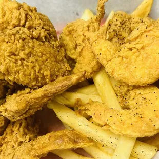 4pc Wings &amp; 6pc Shrimp