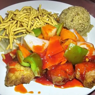 Sweet n Sour Chicken Combo Dinner