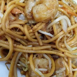 Shrimp &amp; noodles