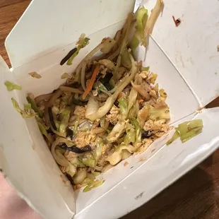 Mu shu pork was decent