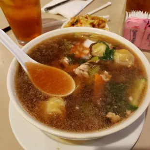 Combination Won Ton Soup