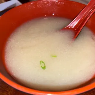 A20. Miso Soup with Tofu (came with lunch bento; usually $2)