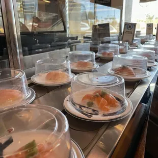 a variety of sushi