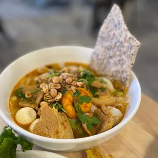 Mi Quang noodle--superb flavor.