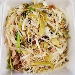 Shredded Duck Sour Cabbage Mai Fun Noodles