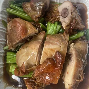 Oyster Sauce Chicken cake Noodle lunch special $10,75