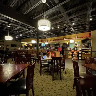 the interior of a restaurant