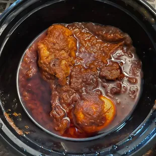 stew in a slow cooker