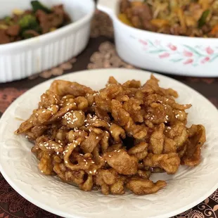 Honey sesame chicken