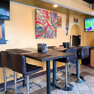 High top seating