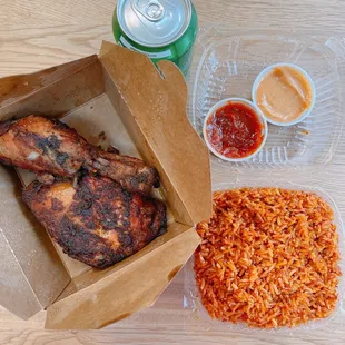Got my $7.57 deal today! Jollof Rice Combo &amp; drink. Valid Nov 29-Dec12/21.