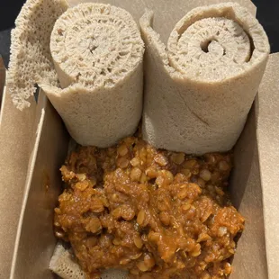 wo burritos in a box