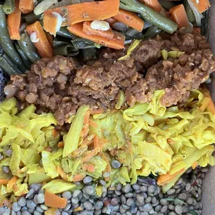 Green Beans, Misir Wot, Tikil Gomen, Lentil Salad