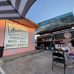 Yeni's Fusion is located in the Aristocrat's parking lot.