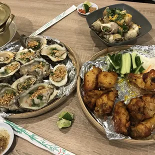 food, shellfish, oysters and mussels, mussels, oysters