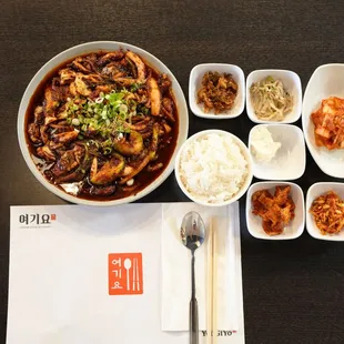 오징어볶음 메뉴