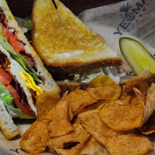 Breakfast BLT with Crisps