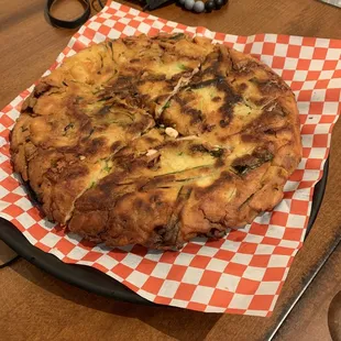 Huge!! Seafood pancake :)