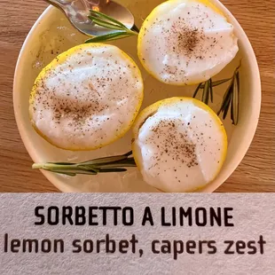 Lemon Sorbetto