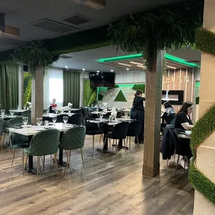 The main dining area