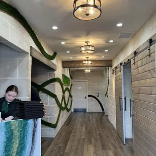 The hosts waiting area