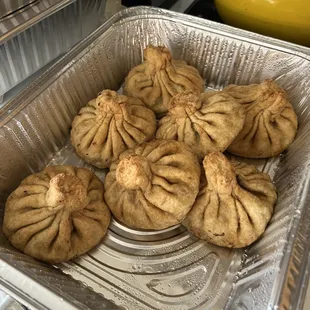 Deep fried beef dumplings