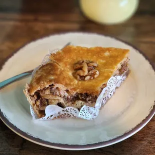 Baklava. Tastes kinda like banana bread