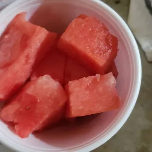 It was watermelon! Sweet &amp; juicy