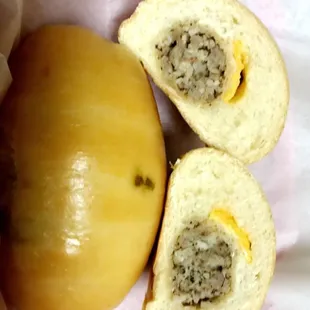 Boudin Sausage and Cheese Kolaches