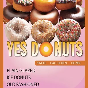 a variety of doughnuts