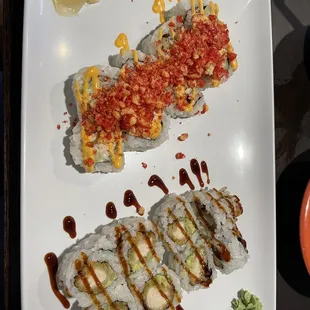 Hot Cheetos Roll &amp; Chicken Tempura Roll