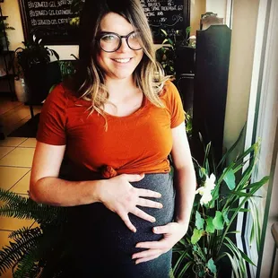 7 free is safe for mommy to be. Mani and pedi done at Yes!