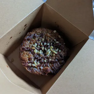 Chocolate Nutella bread pudding