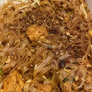 Tofu pad thai