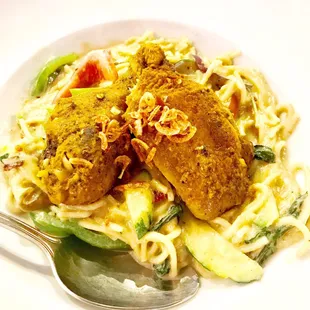 Green Curry Spaghetti