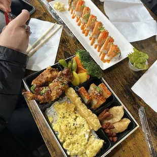 Large Soy DakKangJung Bento Main St Roll